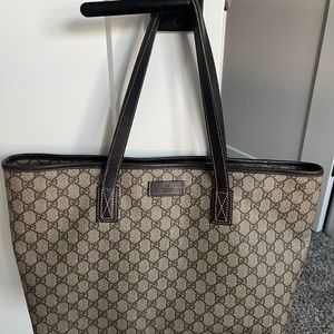 Gucci Plus Tote GG Coated Canvas Bag